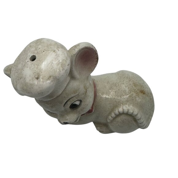 Vintage Ceramic Mouse Chef Salt Or Pepper Shaker Figurine - Picture 2 of 6